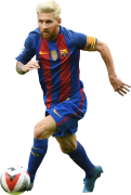 Lionel Messi football render