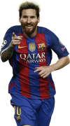 Lionel Messi football render