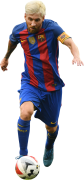 Lionel Messi football render