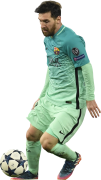 Lionel Messi football render