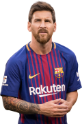 Lionel Messi football render