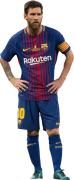 Lionel Messi football render