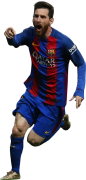 Lionel Messi football render