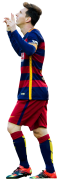 Lionel Messi football render