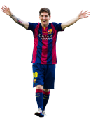 Lionel Messi football render