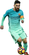 Lionel Messi football render