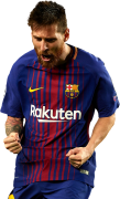 Lionel Messi football render