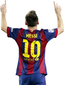 Lionel Messi football render