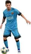 Lionel Messi football render