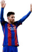 Lionel Messi football render