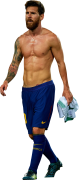 Lionel Messi football render