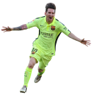 Lionel Messi football render