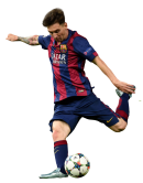 Lionel Messi football render