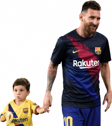 Lionel Messi & Mateo Messi