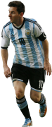 Lionel Messi football render