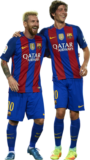 Lionel Messi & Sergi Roberto