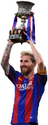 Lionel Messi football render