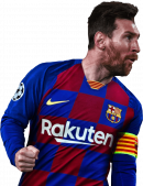 Lionel Messi football render