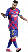 Lionel Messi football render