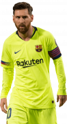 Lionel Messi football render