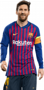 Lionel Messi football render