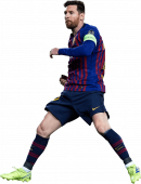 Lionel Messi football render