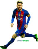 Lionel Messi football render