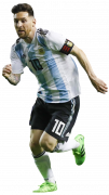 Lionel Messi football render