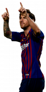 Lionel Messi football render