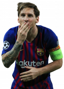 Lionel Messi football render