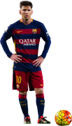 Lionel Messi football render