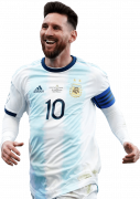 Lionel Messi football render