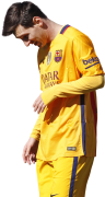 Lionel Messi football render