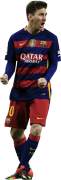 Lionel Messi football render