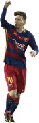 Lionel Messi football render