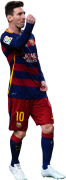 Lionel Messi football render