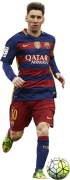 Lionel Messi football render