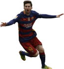 Lionel Messi football render