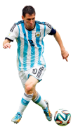 Lionel Messi football render