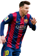 Lionel Messi football render