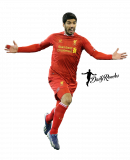 Luis Suarez football render