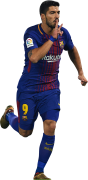 Luis Suarez football render