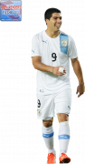 Luis Suarez football render