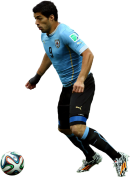 Luis Suarez football render