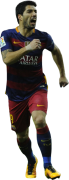 Luis Suarez football render