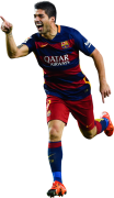 Luis Suarez football render