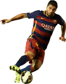 Luis Suarez football render