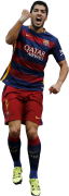 Luis Suarez football render