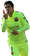 Luis Suarez football render