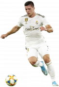 Luka Jovic football render